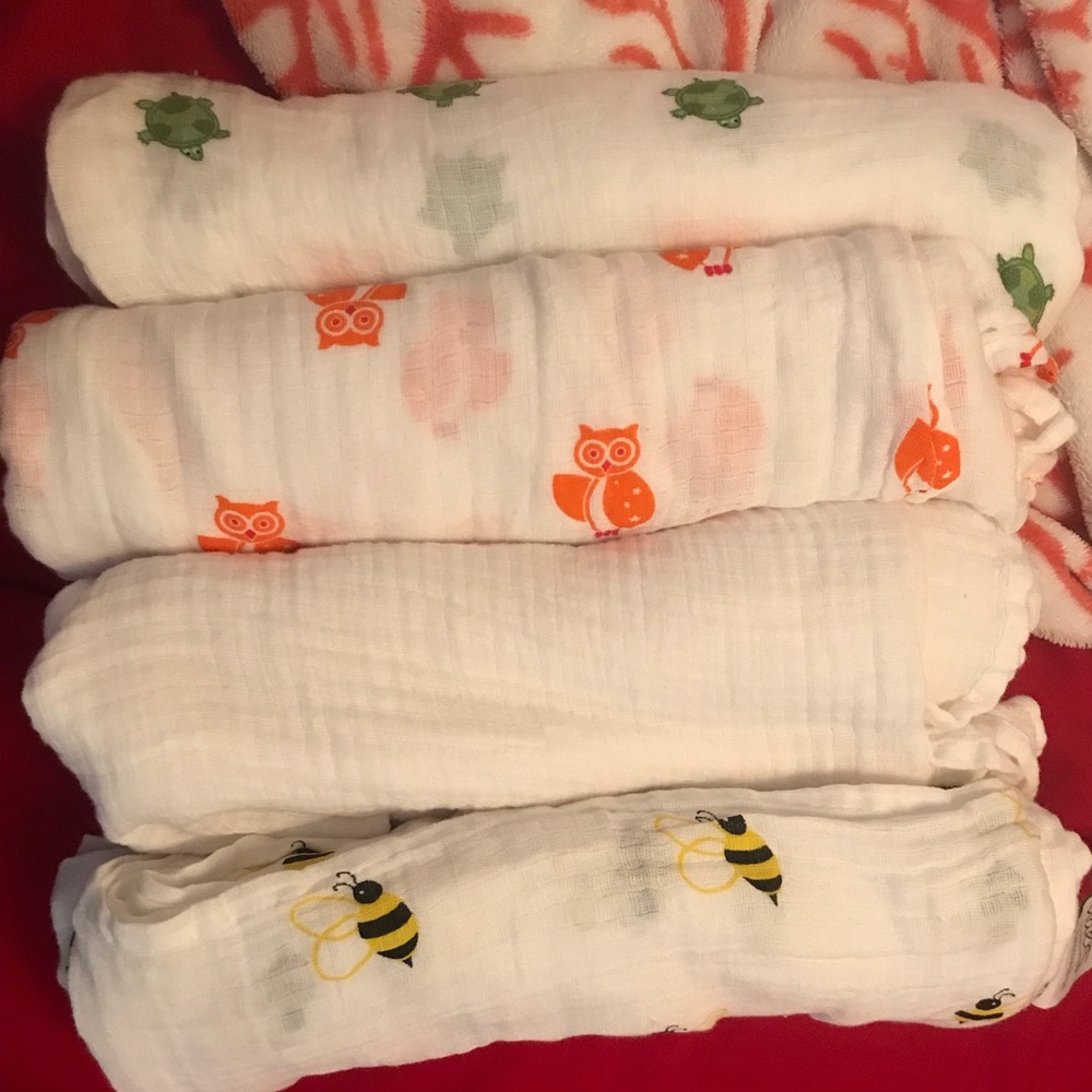*sold Aden+anais 4 Pack swaddles! Never used!